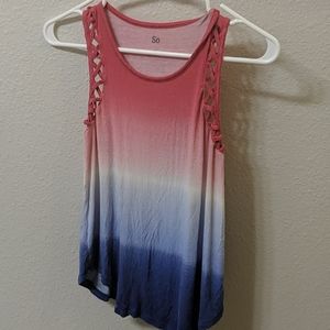Tie Dye Tank Top.